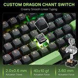 Redragon K556 RGB LED Backlit Wired Mechanical Gaming Keyboard, Aluminum Base, 104 Standard Key, Red Switches